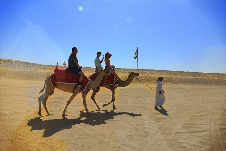 Dubai Desert Safari 4 hours Sand board Camel Ride & Quad Bike