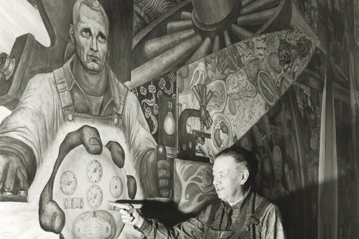 Walking Tour - Impressive murals in Historical Center of Mexico City