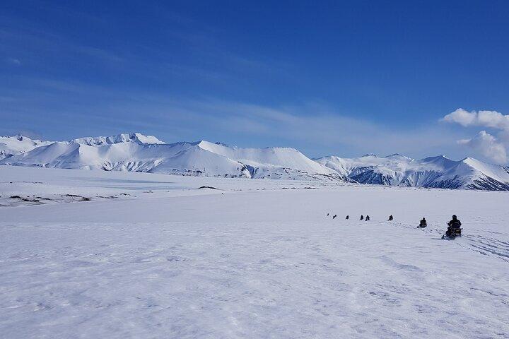 Snowmobile tour on Vatnajökull