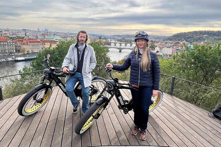 Prague on Stylish Retro styled E-Bike - Viewpoints & Sightseeing