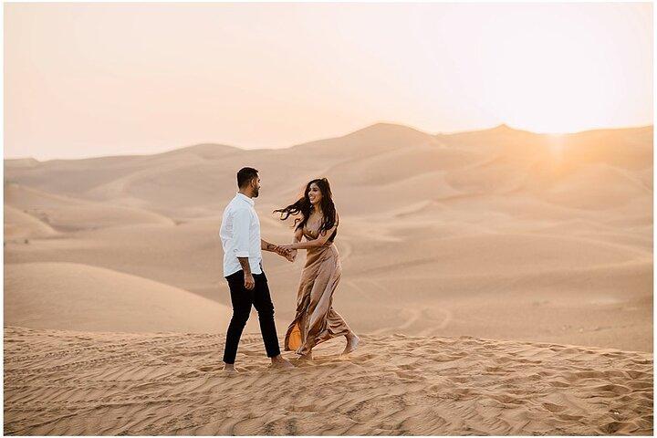 Private Sunrise Desert Safari with Camel Ride and Sand Boarding