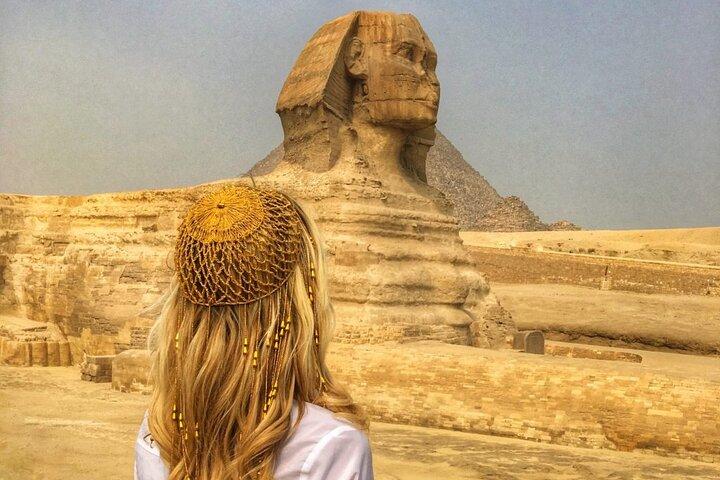 Guided Tour to Giza Pyramids, Coptic Cairo & Sultan Hassan Mosque