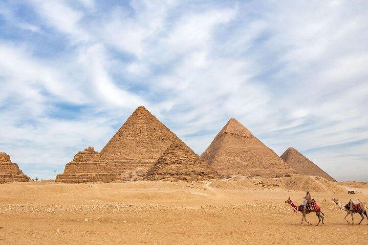 Guided Tour to Giza Pyramids, Coptic Cairo & Sultan Hassan Mosque