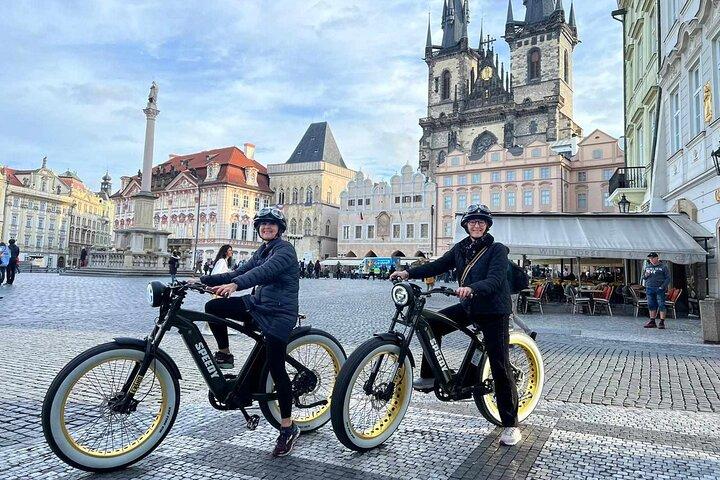 Grand City Tour of Prague on Retro Styled E-Bike