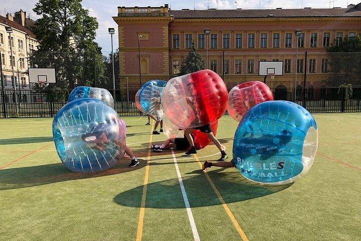 Private Bubble Football Activity in Prague