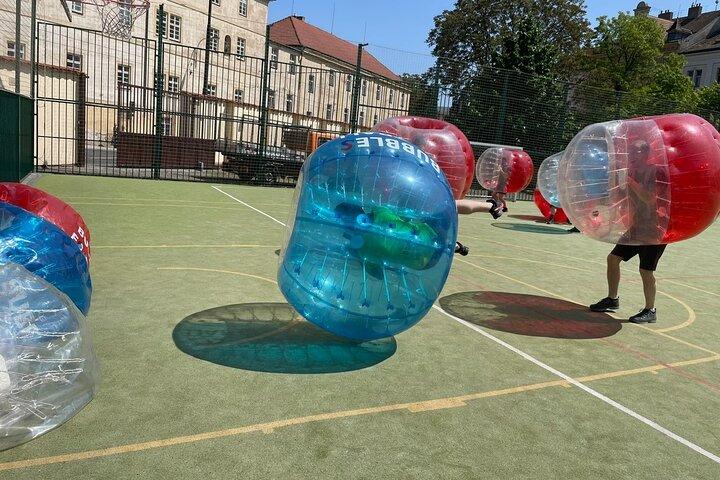 Private Bubble Football Activity in Prague