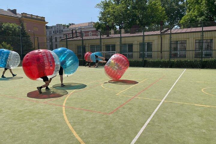 Private Bubble Football Activity in Prague