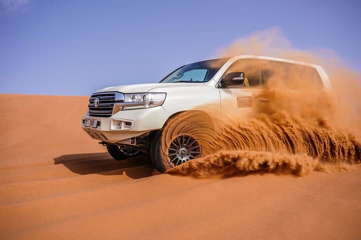 Dubai: Morning Quad bike & Safari Adventure , Sandboarding, camel