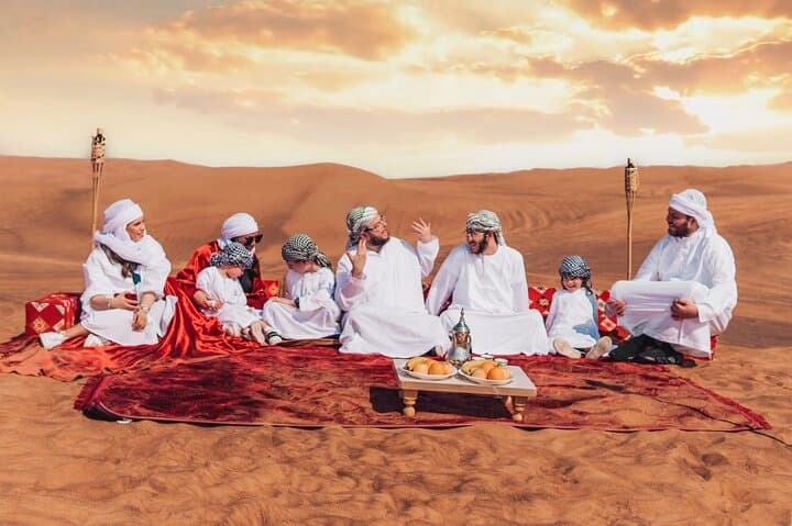 Dubai Desert Safari, BBQ, Live Shows, Camel, Sandboard (7-Hours)
