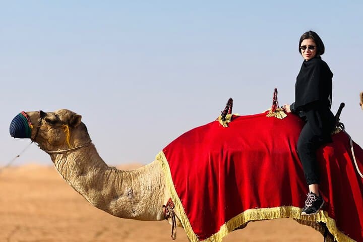 Dubai: Morning Quad bike & Safari Adventure , Sandboarding, camel
