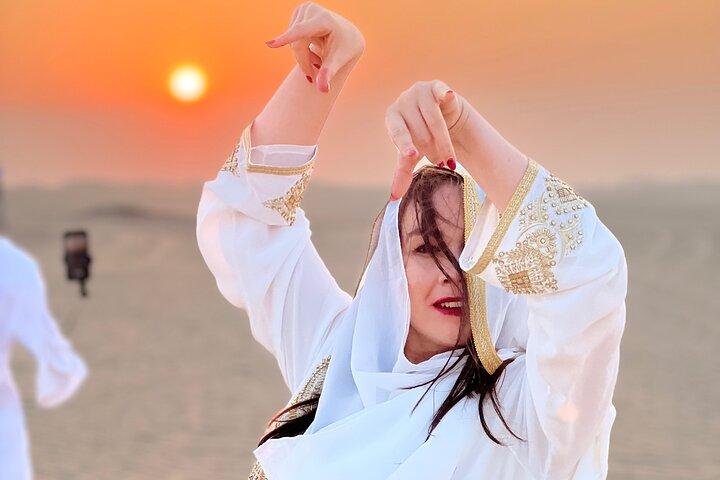 Full Day Liwa Desert Sunset Safari Tour / picnic dinner at Oasis