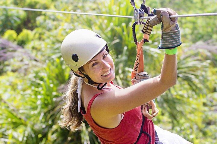 Canadas Zipline Canopy Tour Bufadora with Private Port Pick up