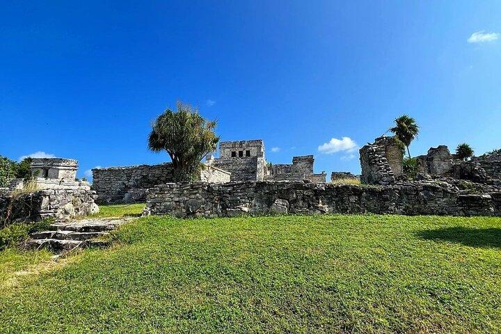 Tulum Excursion: Ancient Ruins + Cenote & Food! From Riviera Maya
