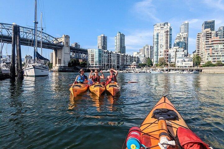 Granville Island Vancouver Kayak Tour with Coffee & Snacks (3hrs)