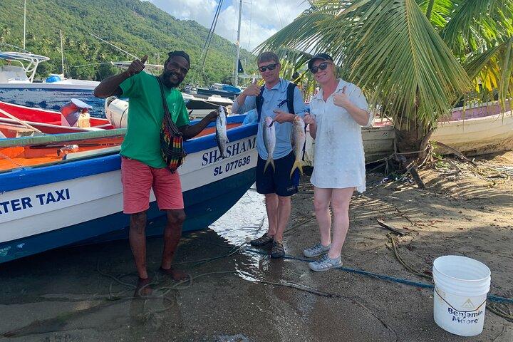 Shashamane experience private boat charter Marigot bay st lucia