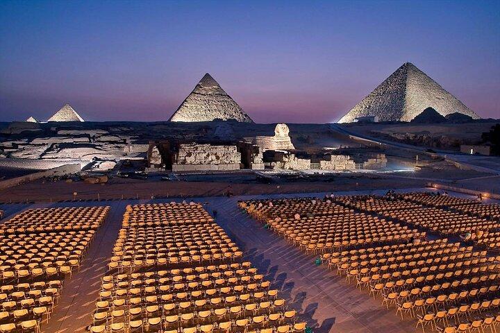 1-Hour Private Giza Pyramids Sound and Light Show