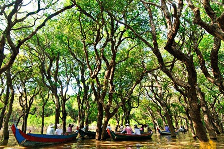 Floating Village at Tonle Sap Lake & Siem Reap City Tuk-Tuk Tour
