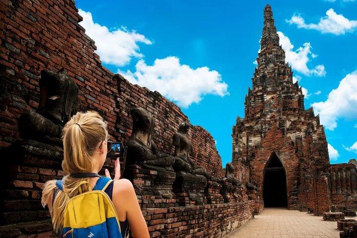 Ayutthaya Bicycle Tour, ATV, Floating Market and Sunset Sail