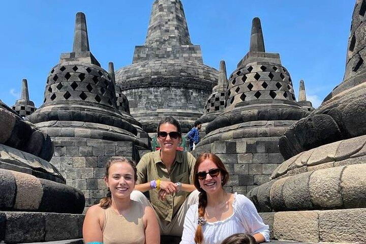 Borobudur Climb Up and Selogriyo Temple Rice Terraces Trekking