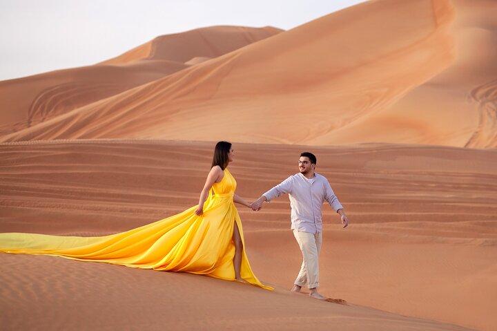 Private Dubai Red Dune Desert Safari, camel ride & BBQ Dinner