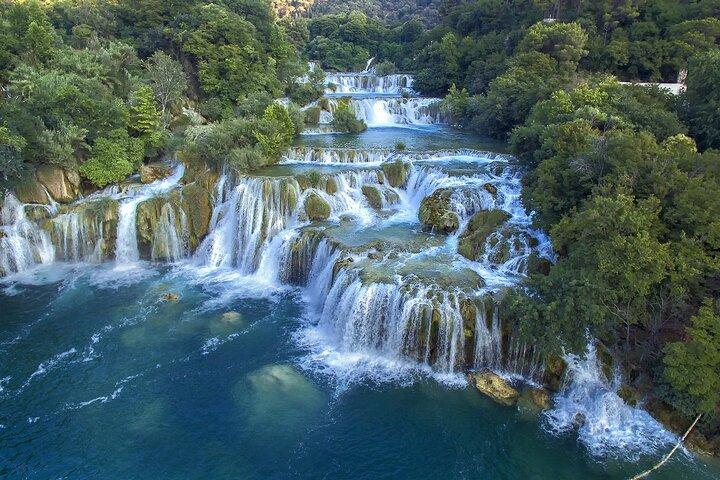 Private Krka Waterfalls & Trogir Tour from Split