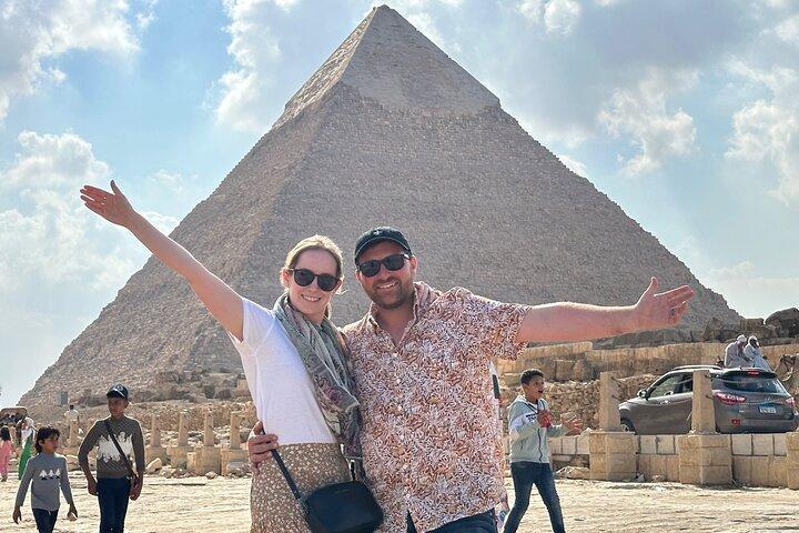 All-in-One Giza pyramids, Shpinx, Saqqara, Memphis, camel & lunch