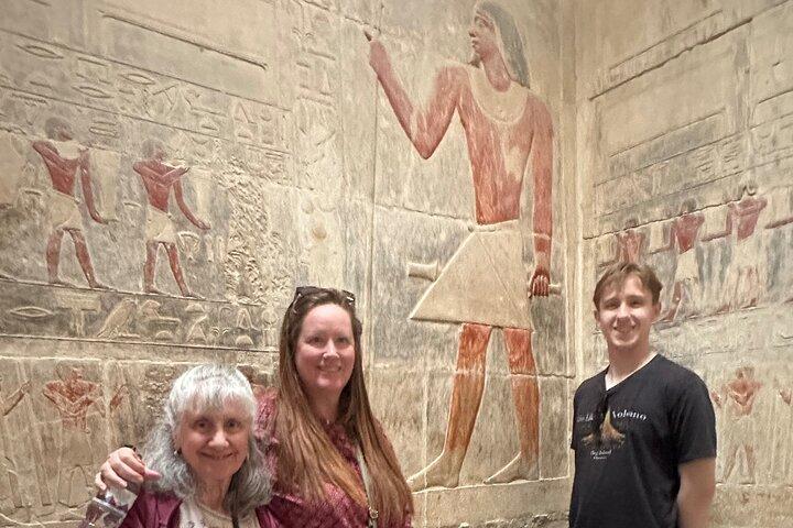 All-in-One Giza pyramids, Shpinx, Saqqara, Memphis, camel & lunch