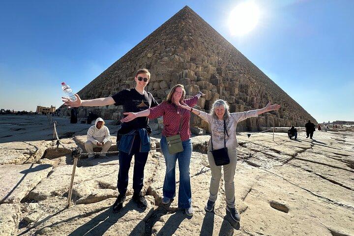 All-in-One Giza pyramids, Shpinx, Saqqara, Memphis, camel & lunch