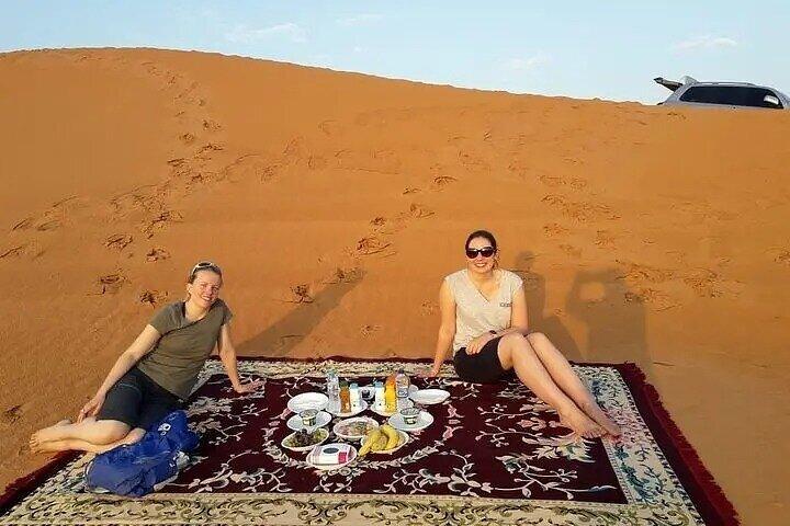 Private 4x4 Sunrise Desert Safari with Camel Ride