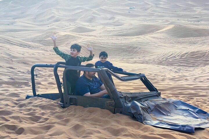 4-Hour Morning Desert Safari Dubai with Dune Bashing & Camel Ride
