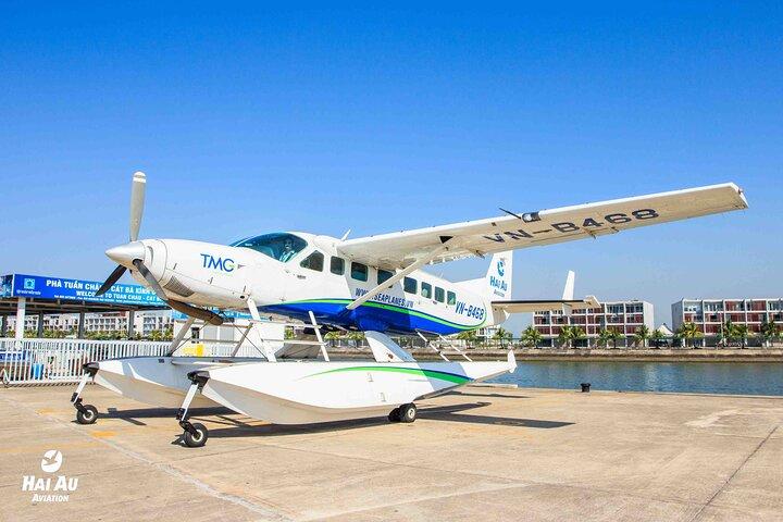 Full Day Tour in Halong Bay with Scenic Seaplane and Cruise