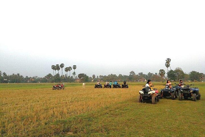 1 Hour Private Sunset Quad Bike Tour in Siem Reap