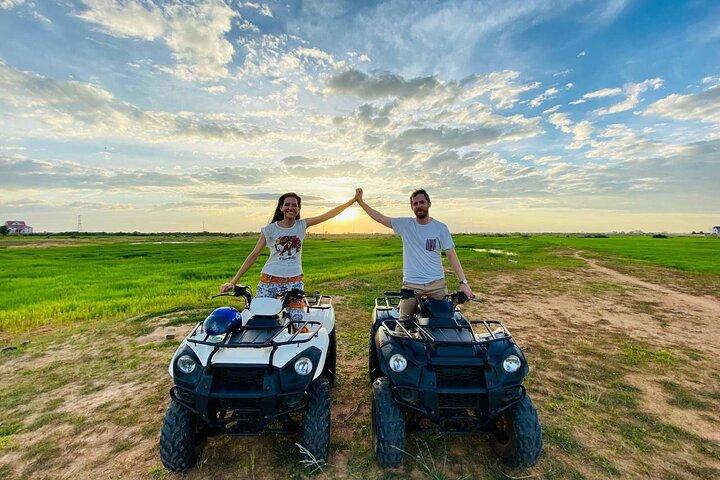 1 Hour Private Sunset Quad Bike Tour in Siem Reap