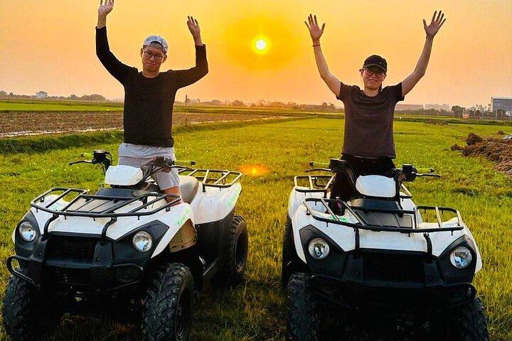 1 Hour Private Sunset Quad Bike Tour in Siem Reap