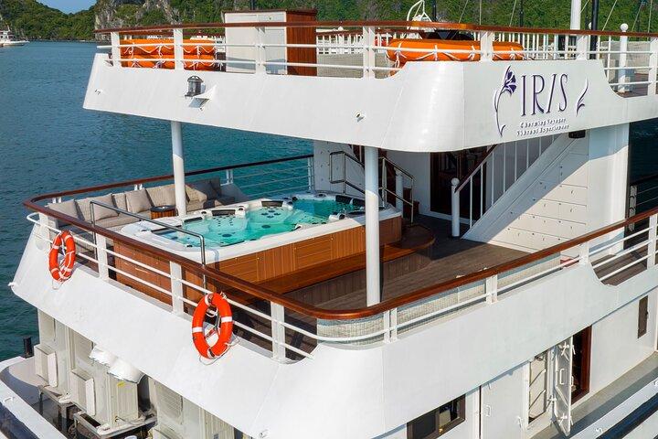 Iris Luxury Cruise Tour in Halong Bay Departing from Harbor