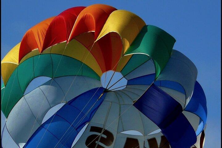 Santorini: Parasailing Flight Experience at Black Beach