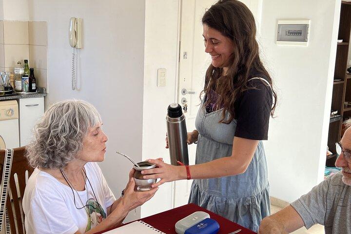 Mate and paint experience with pastry tasting in Buenos Aires