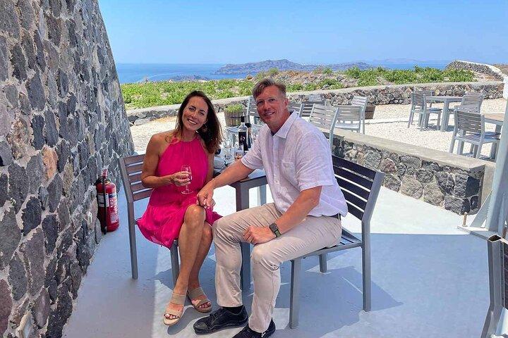 Private Santorini Sunset Wine Tour with Tastings and Tapas