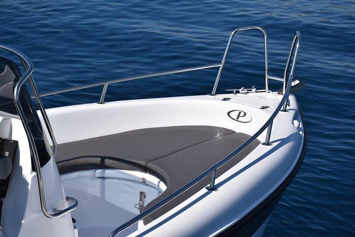 Santorini Half-Day Boat Rental Without License