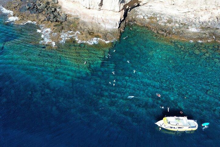 Mogan: Coastal Cruise, Food, Snorkel, Paddle Board & DRONE videos