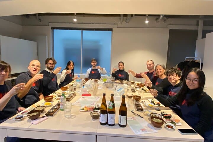 Sushi Making and Sake Tasting Experience