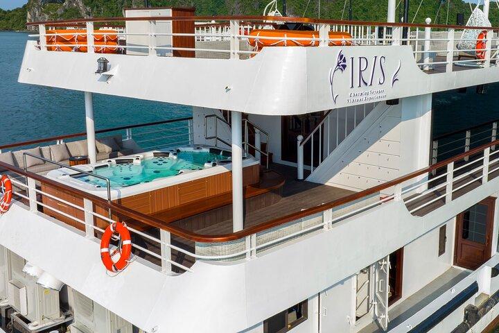 Iris Cruise 5 Star Luxury Halong Bay Day Tour from Harbor
