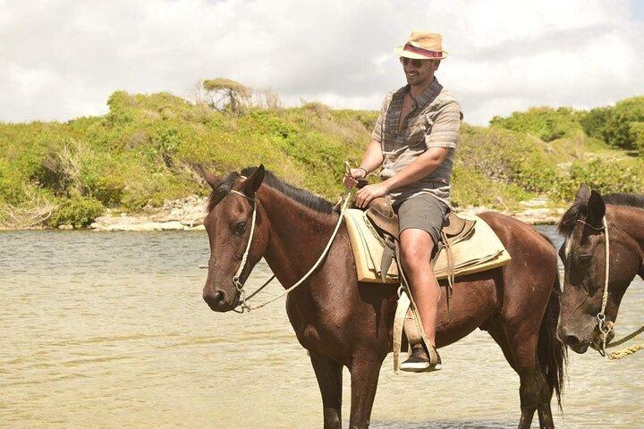 Horseback riding along Macao beach from Punta Cana
