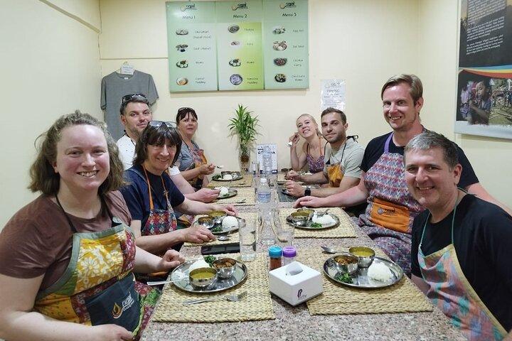 Best Nepali Cooking Class in Thamel with Local Market Trip