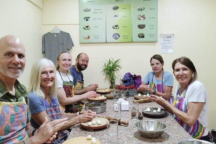 Best Nepali Cooking Class in Thamel with Local Market Trip