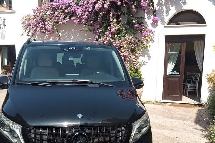 Transfer from Rome to Positano with stop in Pompeii