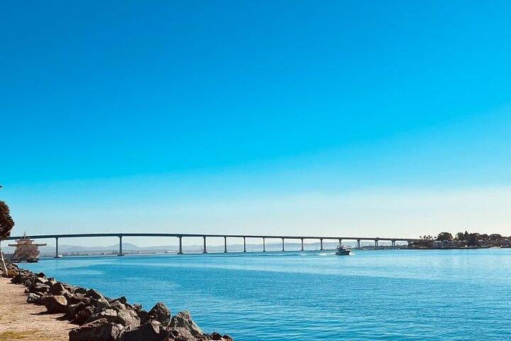 San Diego Walking Food Tour and Ferry to Coronado Island