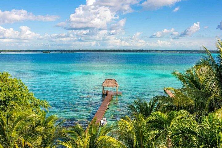 Bacalar 7 Colors Lagoon Full Day Adventure from Cancun