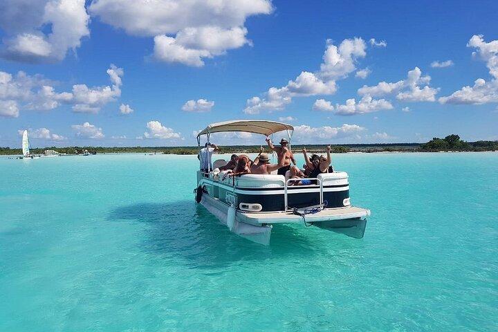Bacalar 7 Colors Lagoon Full Day Adventure from Cancun