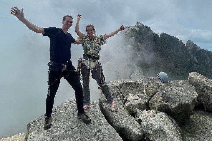 Multi Pitch Climbing on Bukhan Mountain Seoul